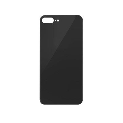 Rear Glass Replacement with Bigger Size Camera Hole Carving for iPhone 8 Plus (NO LOGO)-Black Rear Glass Replacement with Bigger Size Camera Hole Carving for iPhone 8 Plus (NO LOGO)-Black